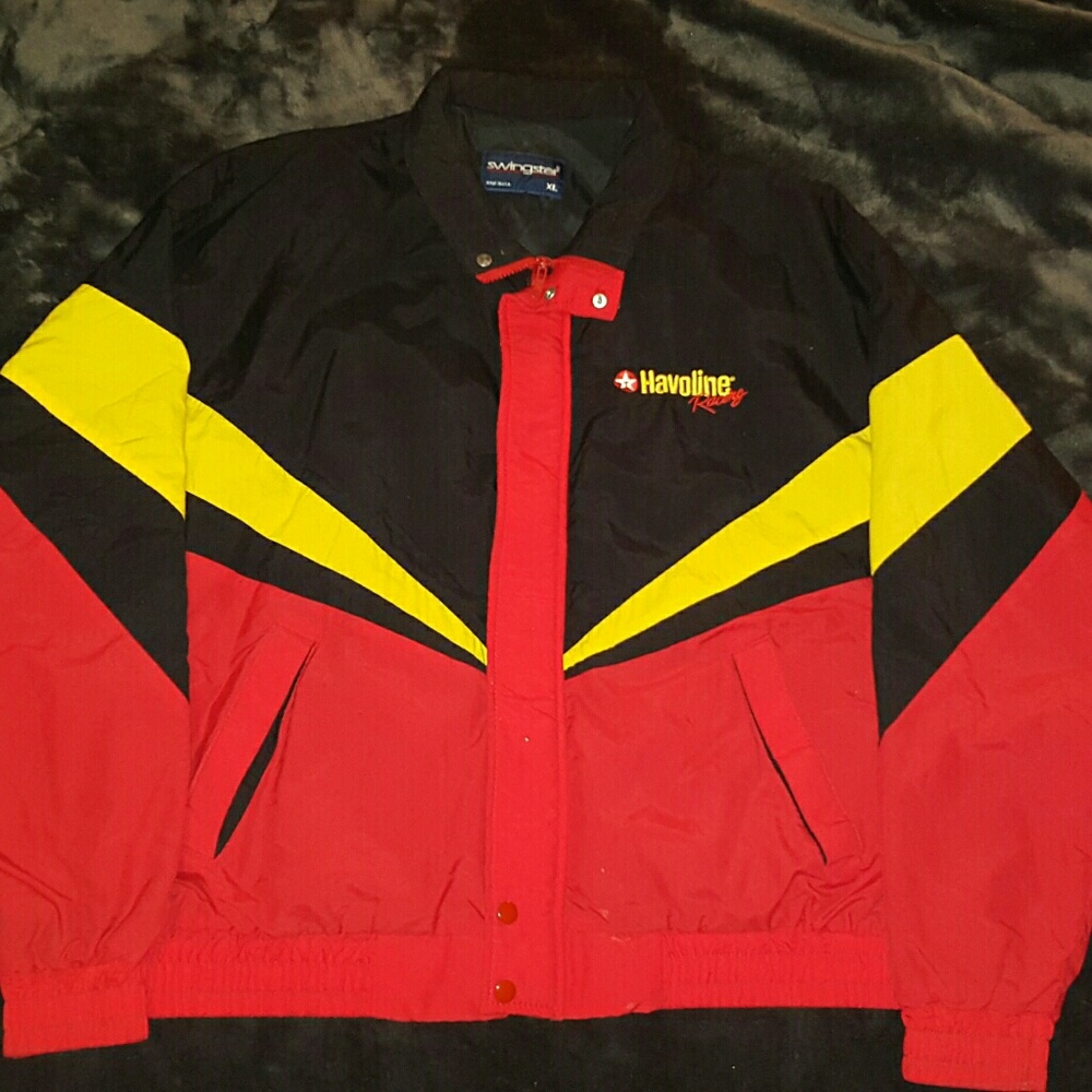 Vintage havoline racing windbreaker size XL